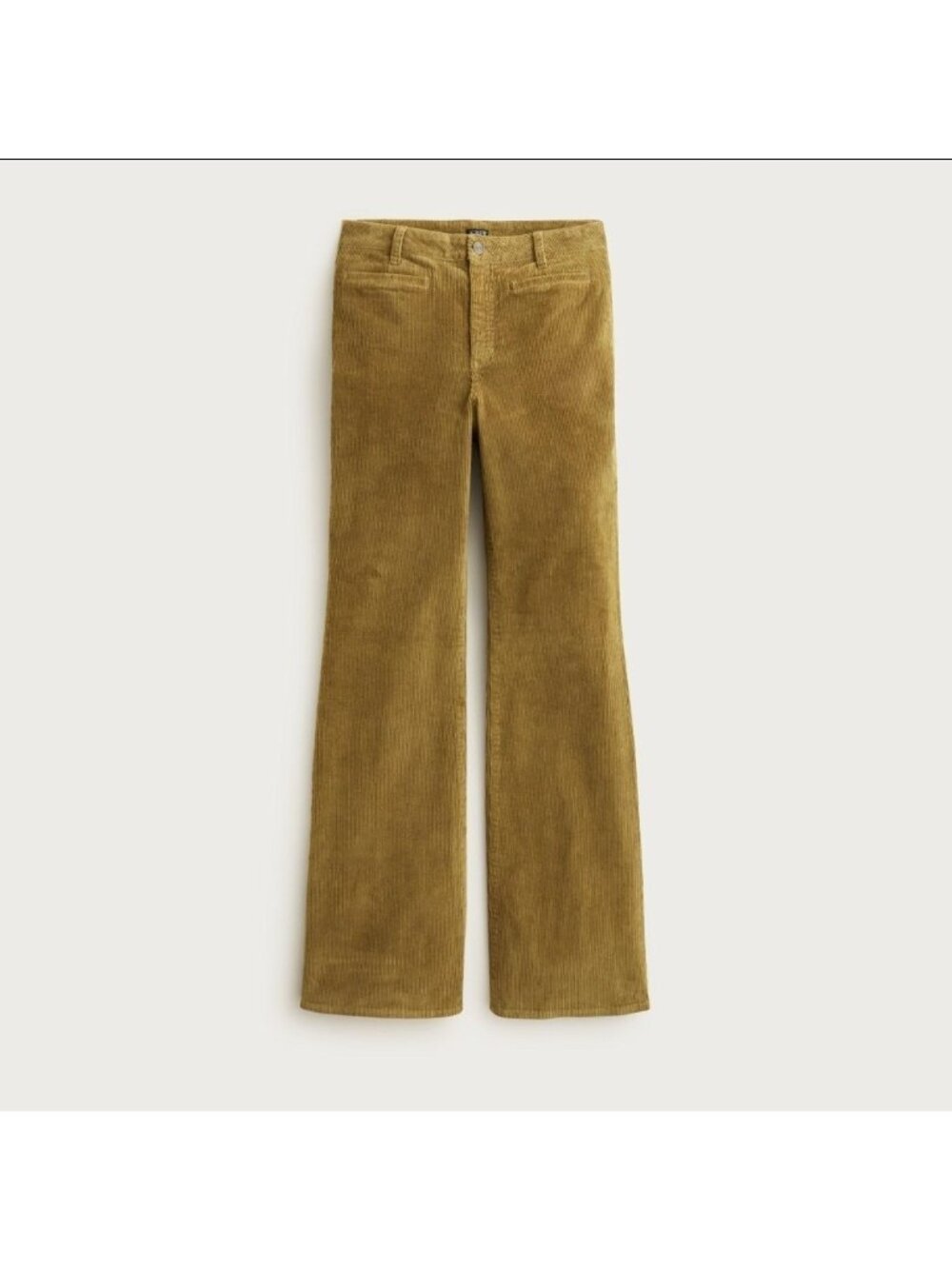 NWT J.Crew Womens 29 Petite 29P Vintage Flare Corduroy Pants Sunlit Olive CN732